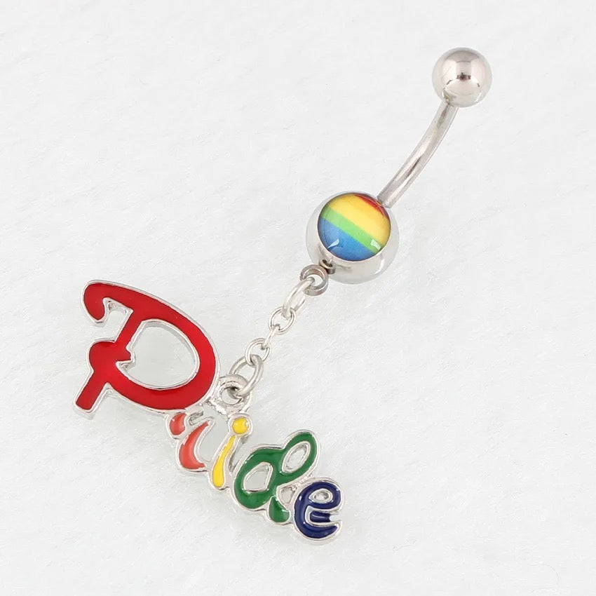 PRIDE BELLY RING