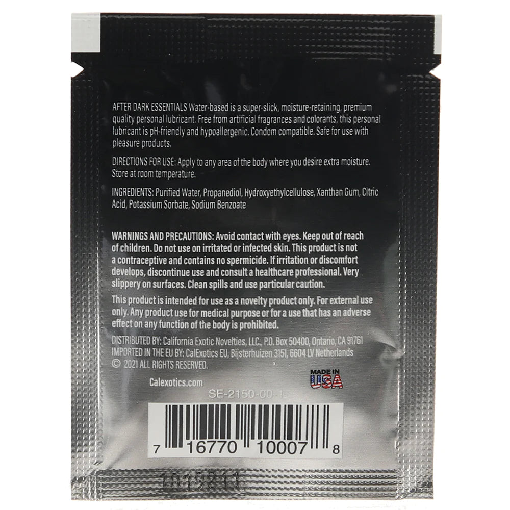 AFTER DARK WATER BASED LUBE