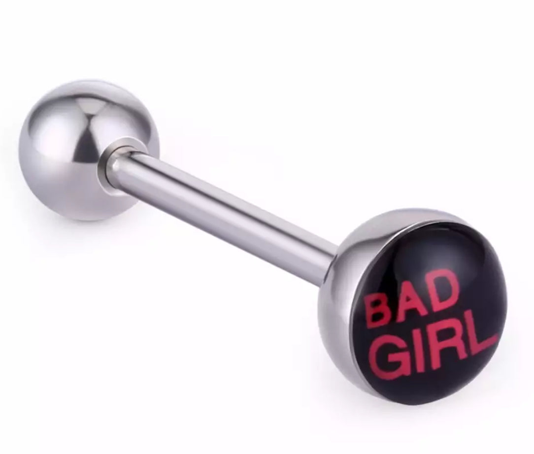 BAD GIRL TONGUE RING