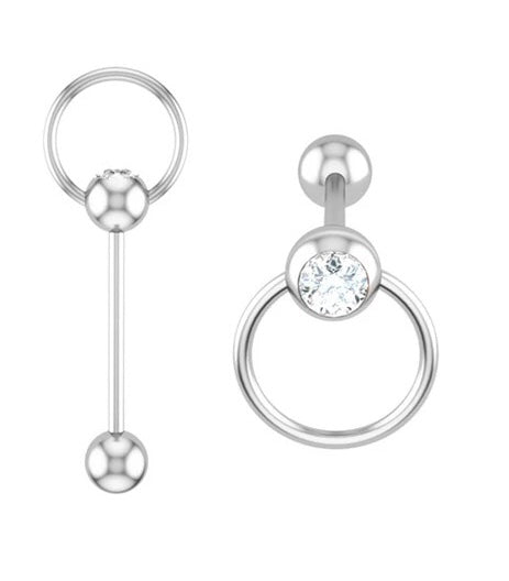 LOVE CIRCLE TONGUE RING