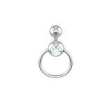 LOVE CIRCLE TONGUE RING